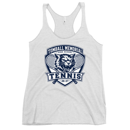 Performance | Thin Racerback Tank Top | TMHS Tennis | Shield Logo