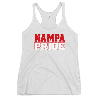 Performance | Thin Racerback Tank Top | Nampa Pride | Letter Mark Logo