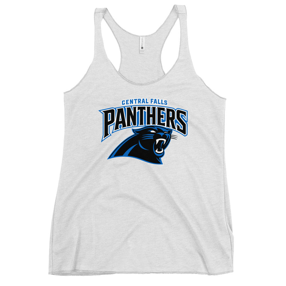 Performance | Thin Racerback Tank Top | Central Falls Panthers | Emblem Logo