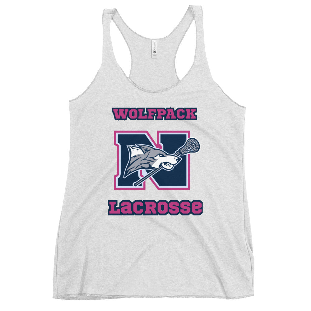 Performance | Thin Racerback Tank Top | North Paulding Lacrosse | Apex Logo
