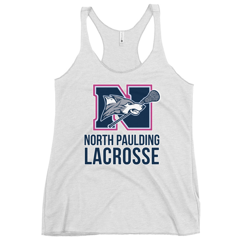 Performance | Thin Racerback Tank Top | North Paulding Lacrosse | Vanguard Logo