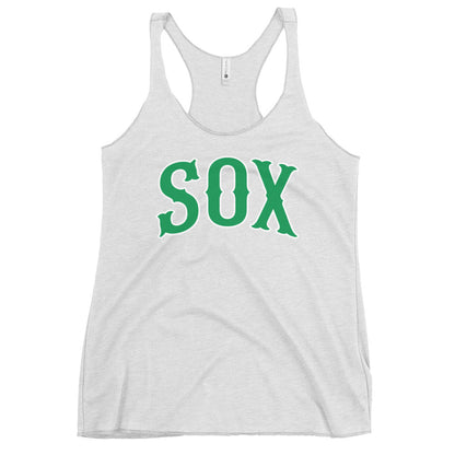 Performance | Thin Racerback Tank Top | Greenville Sox | Script Logo