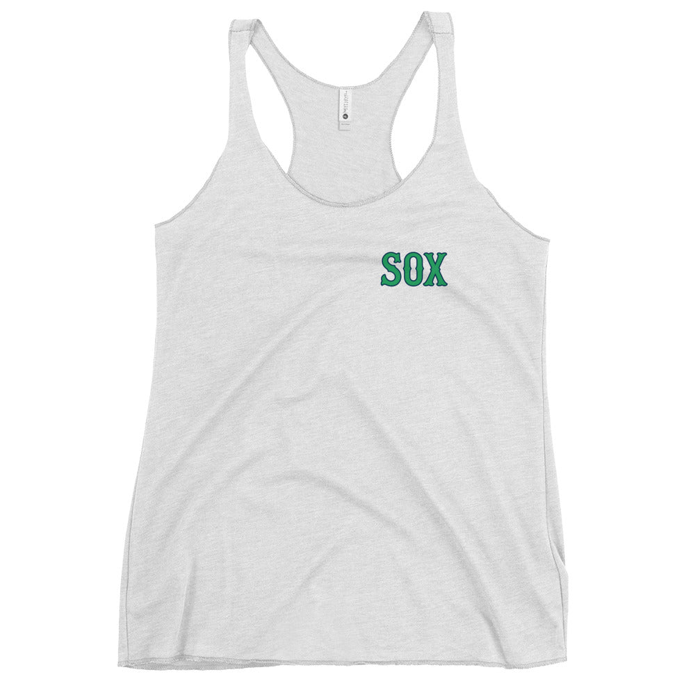 Performance | Thin Racerback Tank Top | Greenville Sox | Emblem Logo