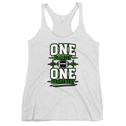 Performance | Thin Racerback Tank Top | Celina Black Football | Modern Script Logo