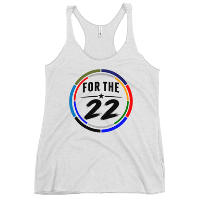 Performance | Thin Racerback Tank Top | For the 22 | Honor Athletics Logo