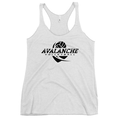 Performance | Thin Racerback Tank Top | Avalanche Volleyball Club | Crest Logo