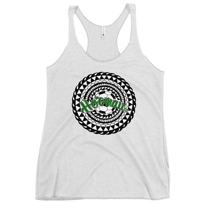 Performance | Thin Racerback Tank Top | Hoomau FC | Emblem Logo