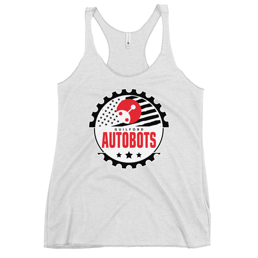 Performance | Thin Racerback Tank Top | Guilford Autobots | Emblem Logo