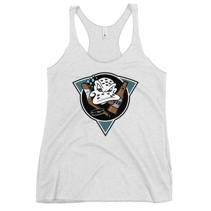 Performance | Thin Racerback Tank Top | Mighty Drunks | Crest Logo