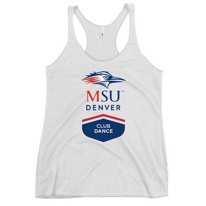 Performance | Thin Racerback Tank Top | MSU Denver Dance Team | Apex Logo