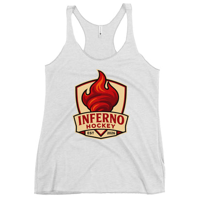 Performance | Thin Racerback Tank Top | Inferno Hockey | Crest Logo