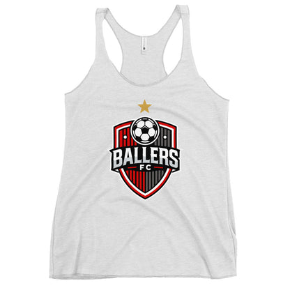 Performance | Thin Racerback Tank Top | Ballers FC | Shield Logo