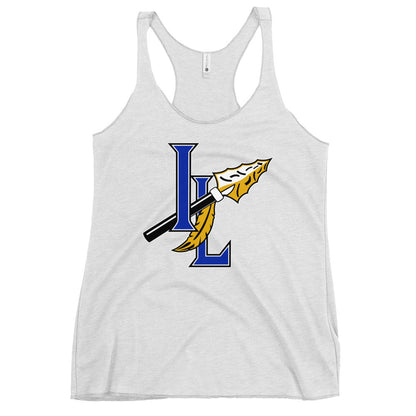 Performance | Thin Racerback Tank Top | Indian Land Middle School Volleyball | Spear Athletic Logo