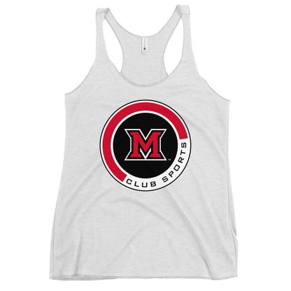 Performance | Thin Racerback Tank Top | Miami Women's Hockey | Badge Logo