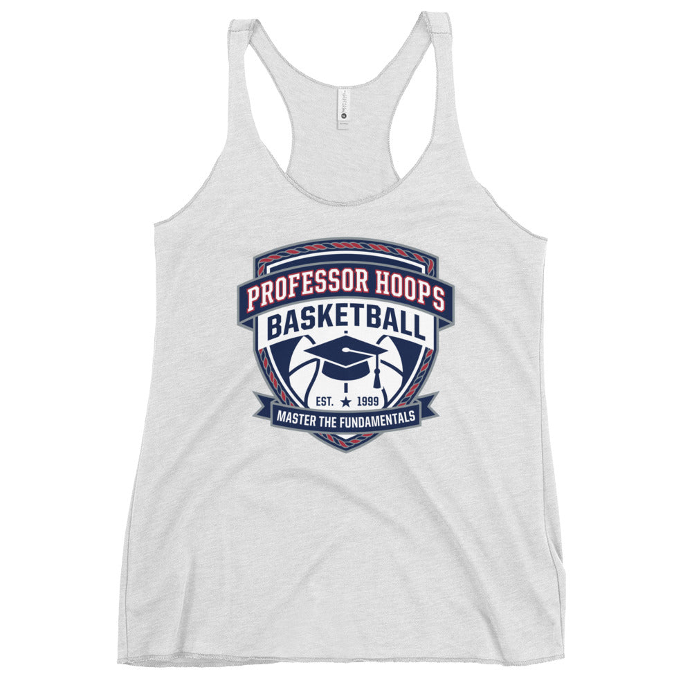 Performance | Thin Racerback Tank Top | Professor Hoops Basketball | Crest Logo