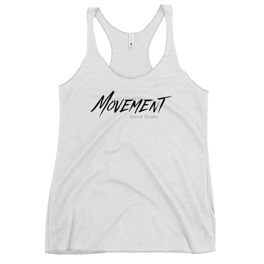 Performance | Thin Racerback Tank Top | Movement Dance Studio | Crest Logo