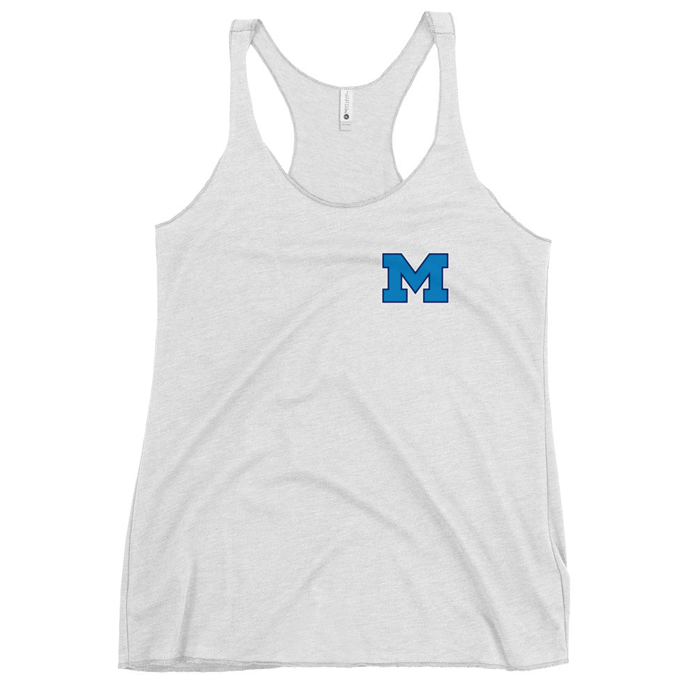 Performance | Thin Racerback Tank Top | Medfield Softball | Lettermark Logo
