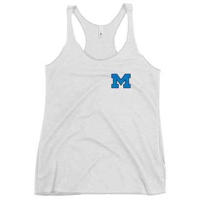 Performance | Thin Racerback Tank Top | Medfield Softball | Lettermark Logo