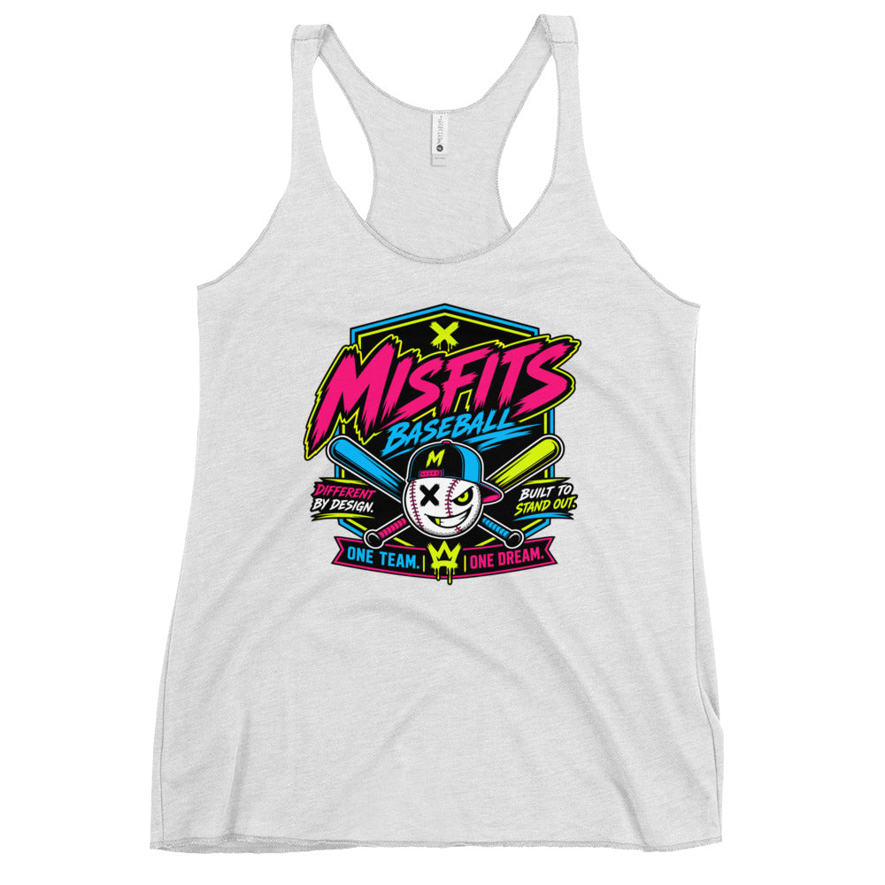 Performance | Thin Racerback Tank Top | Misfits Baseball | Valor Logo
