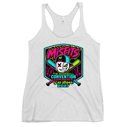 Performance | Thin Racerback Tank Top | Misfits Baseball | Shield Logo