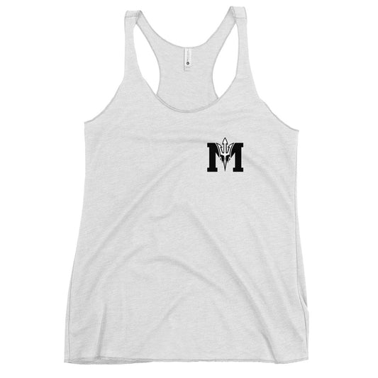 Performance | Thin Racerback Tank Top | Mamou High School | Lettermark Logo