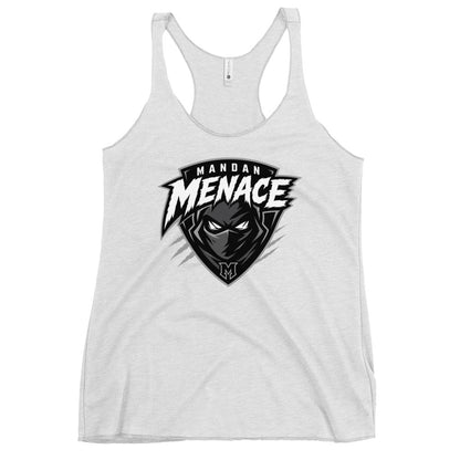 Performance | Thin Racerback Tank Top | Mandan Menace | Shield Logo