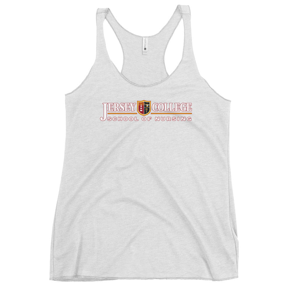 Performance | Thin Racerback Tank Top | Grand View University Nursing | Emblem Logo