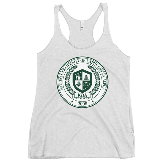 Performance | Thin Racerback Tank Top | Kappa Omega Alpha | Badge Logo