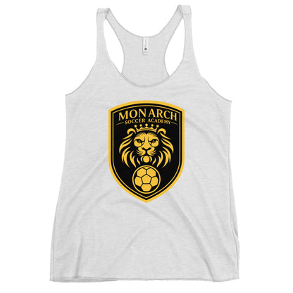 Performance | Thin Racerback Tank Top | Monarch Soccer Academy | Shield Logo