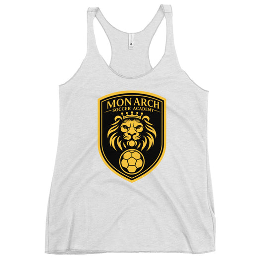 Performance | Thin Racerback Tank Top | Monarch Soccer Academy | Shield Logo