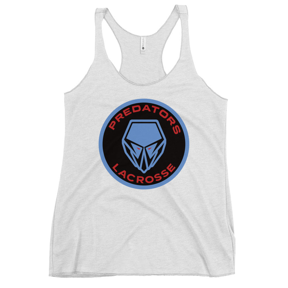Performance | Thin Racerback Tank Top | Predators Lacrosse | Badge Logo