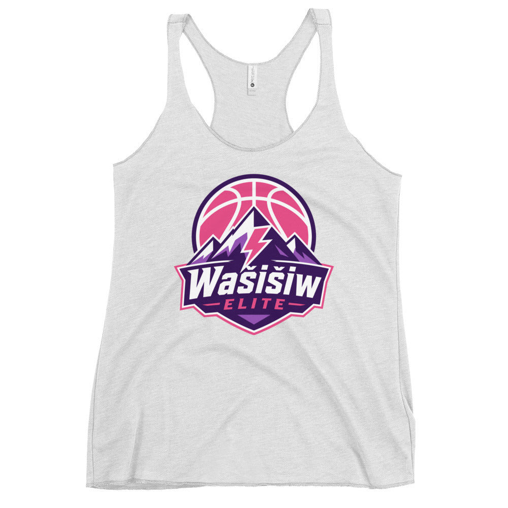 Performance | Thin Racerback Tank Top | Wašišiw Elite | Emblem Logo