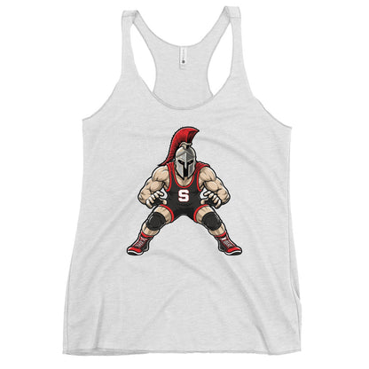 Performance | Thin Racerback Tank Top | Spartan Wrestling Club | Mascot Logo