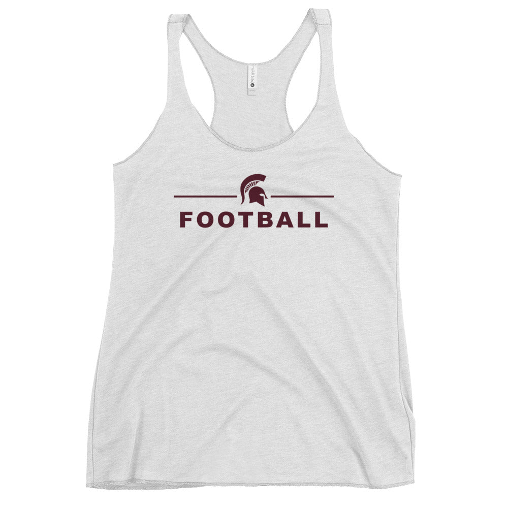 Performance | Thin Racerback Tank Top | Turpin Football | Modern Script Logo