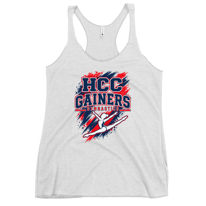 Performance | Thin Racerback Tank Top | HCC Gymnastics | Crest Logo