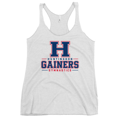 Performance | Thin Racerback Tank Top | HCC Gymnastics | Gainers Emblem Logo