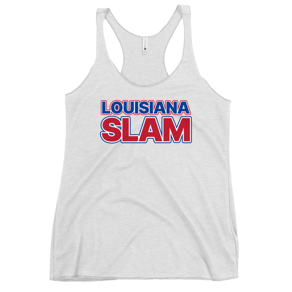 Performance | Thin Racerback Tank Top | Louisiana Slam Baseball | Lettermark  Alt Logo