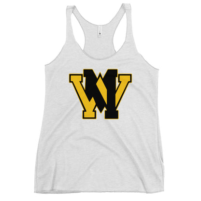 Performance | Thin Racerback Tank Top | West Milford Indoor Track & Field Team | Emblem Logo