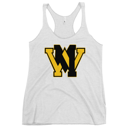 Performance | Thin Racerback Tank Top | West Milford Indoor Track & Field Team | Emblem Logo