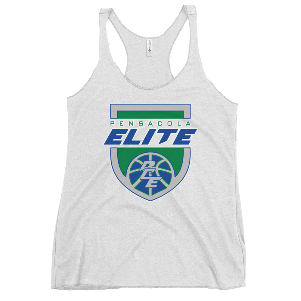 Performance | Thin Racerback Tank Top | Pensacola Elite Inc. | Shield Logo