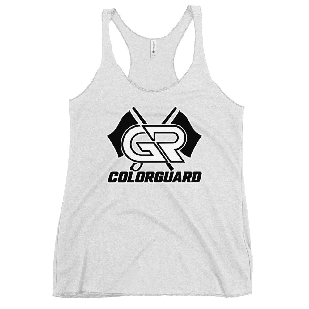Performance | Thin Racerback Tank Top | George Ranch High School Colorguard | Crest Logo
