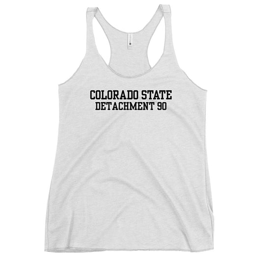 Performance | Thin Racerback Tank Top | Colorado State Detachment 90 | Modern Script Logo