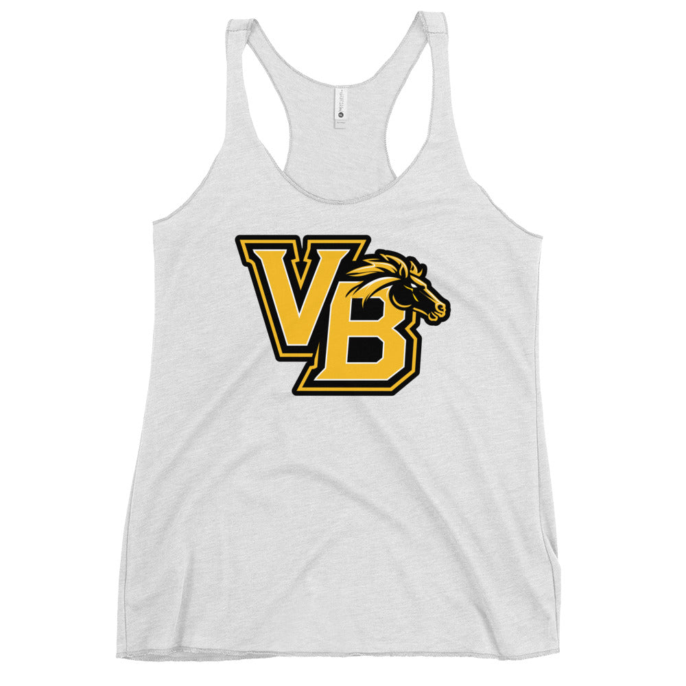 Performance | Thin Racerback Tank Top | Vegas Broncos VBC | VB Lettermark Logo