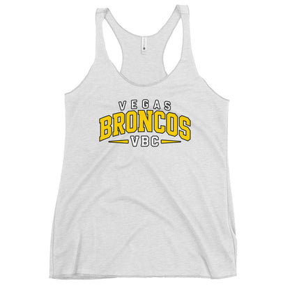 Performance | Thin Racerback Tank Top | Vegas Broncos VBC | Athletics Logo
