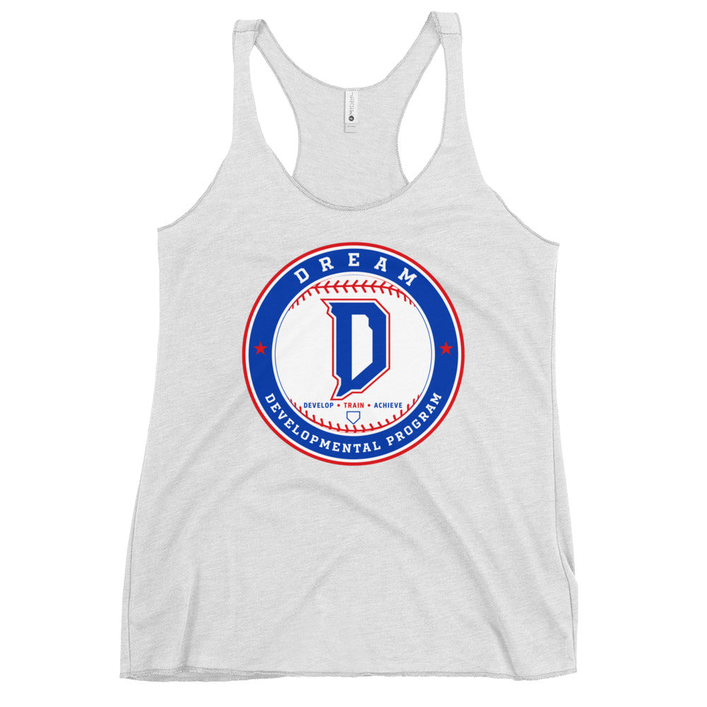 Performance | Thin Racerback Tank Top | Dream Developmental Program | Badge Logo