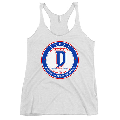 Performance | Thin Racerback Tank Top | Dream Developmental Program | Badge Logo