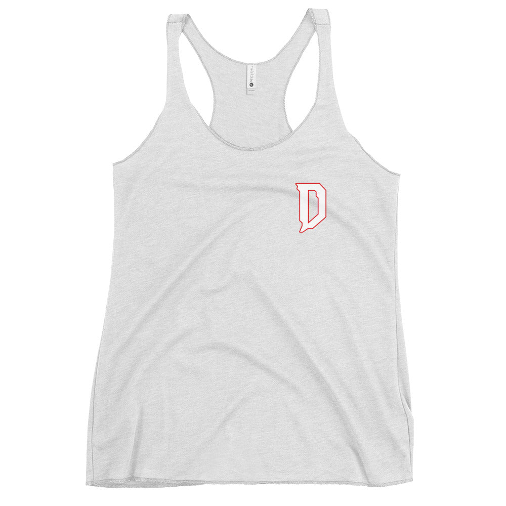 Performance | Thin Racerback Tank Top | Dream Developmental Program | Lettermark Logo
