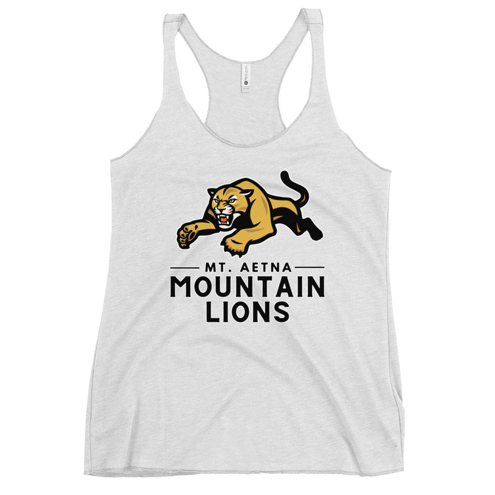 Performance | Thin Racerback Tank Top | Mt. Aetna Adventist School | Emblem Logo