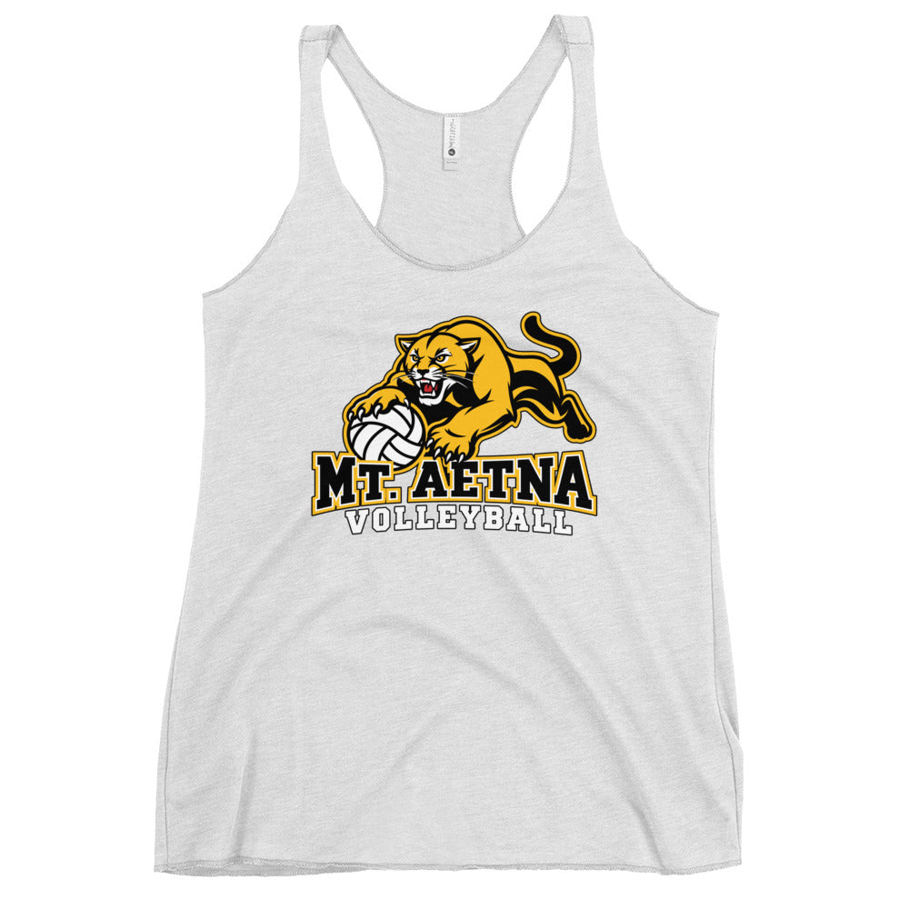 Performance | Thin Racerback Tank Top | Mt. Aetna Adventist School | Volleyball Apex Logo