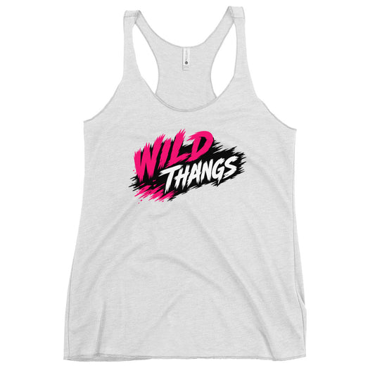 Performance | Thin Racerback Tank Top | Wild Thangs | Crest Logo